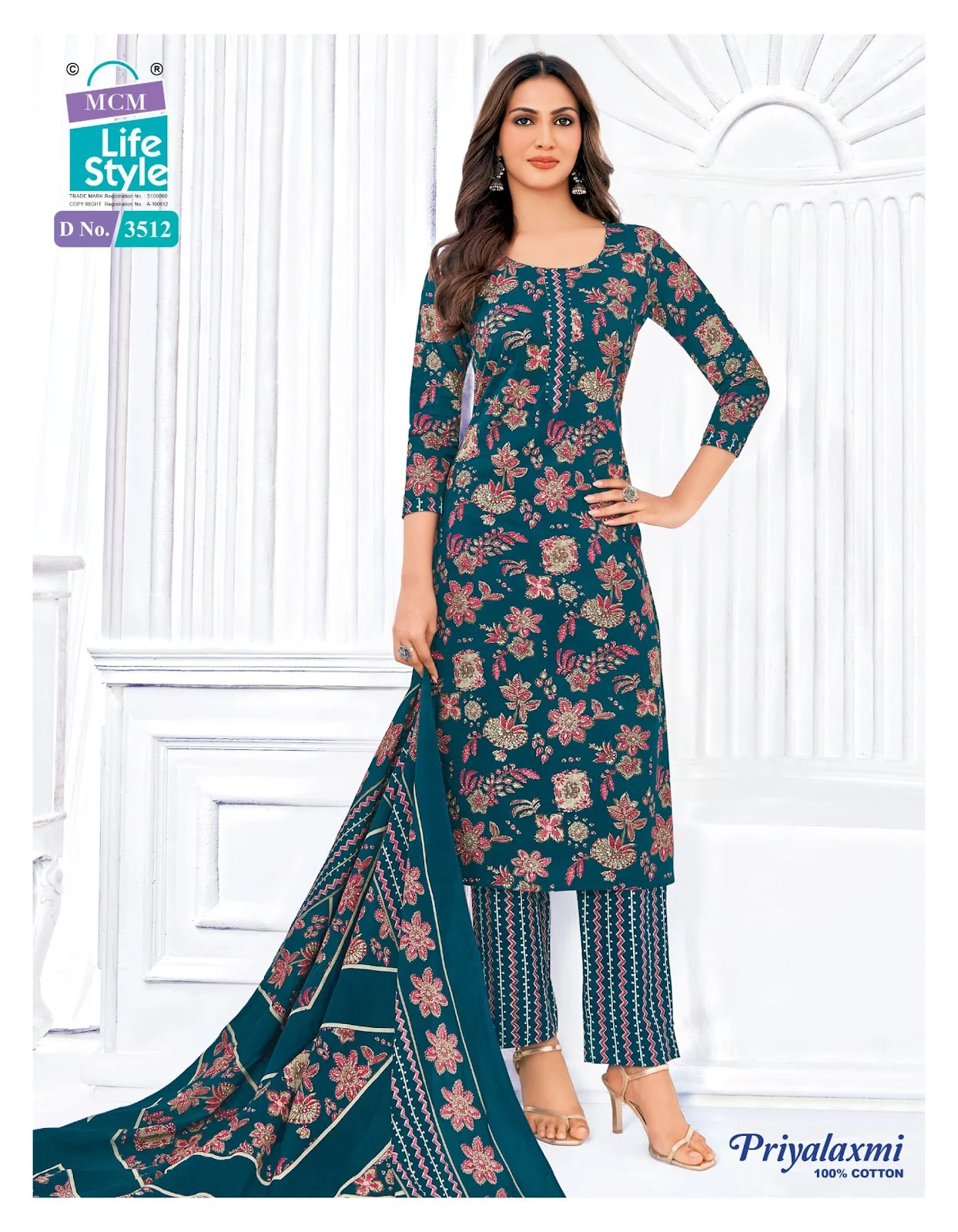 Priyalaxmi Vol 35 Mcm Lifestyle Readymade Cotton Pant Suits
