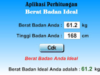 Silahkan Download bagi yang ingin tau Berat Ideal Anda dalam Aplikasi Cek Berat Badan Ideal Gratis