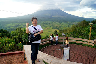 Mount Mayon from Lignon Hill