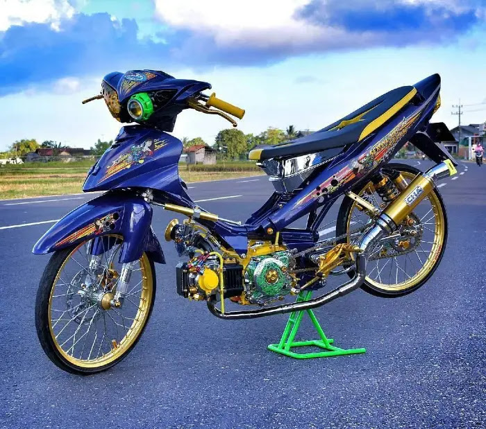 7 Modifikasi Motor Bebek ar Berita