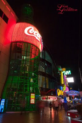 Las Vegas Nevada, Coke-A-Cola, Las Vegas Strip at night, New Braunfels photographer