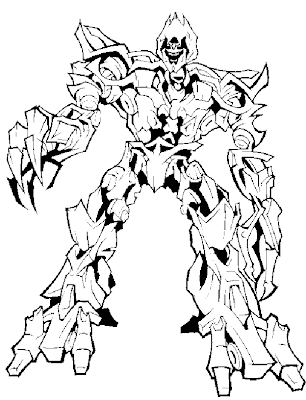 Transformer Coloring Pages for Kids 