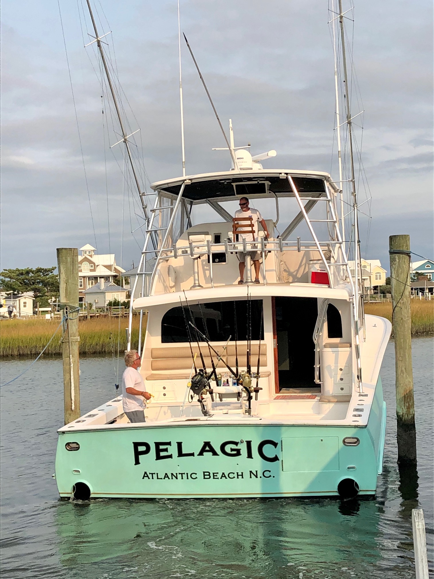 Deep Sea Fishing 50 Miles Off the Coast of North Carolina