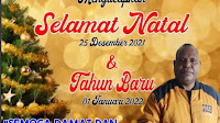 Waket DPD Partai Hanura Papua Ucapkan Selamat Natal dan Tahun Baru 2022