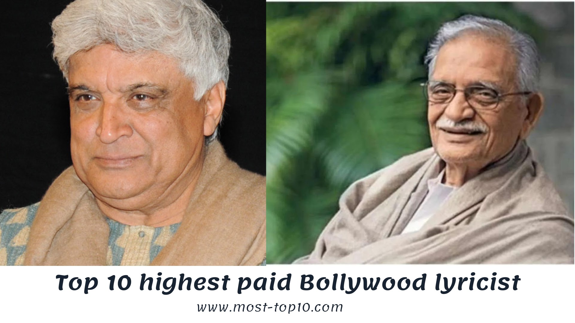 Top 10 highest paid Bollywood lyricist - Most Top 10