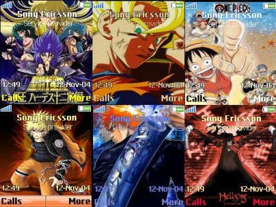 Temas animes para moviles Sony ericsson