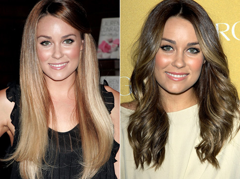 lauren conrad and boyfriend 2011. lauren conrad new brown hair.