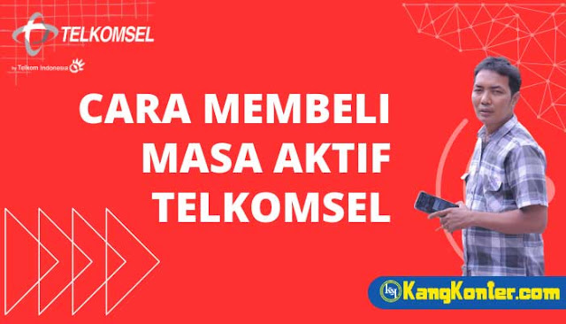 cara membeli paket masa aktif telkomsel