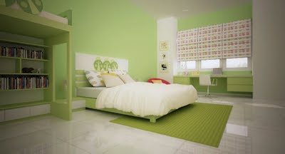  Children sleeping room - Green is peaceful