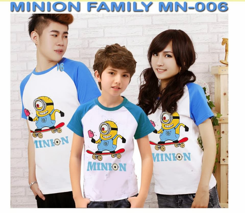 Grosir Baju On Line: Family Tees Minion - MN 006