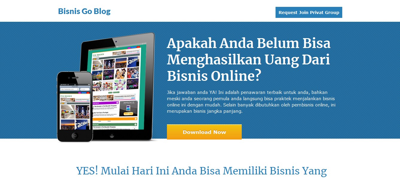 Free Download Bisnis Go Blog - Template Pack