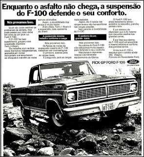 Ford, brazilian advertising cars in the 70s; os anos 70; história da década de 70; Brazil in the 70s; propaganda carros anos 70; Oswaldo Hernandez;