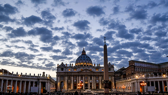 Rome in the evening