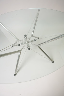 The Clean and Modern V-Star Tensegrity Glasses Table