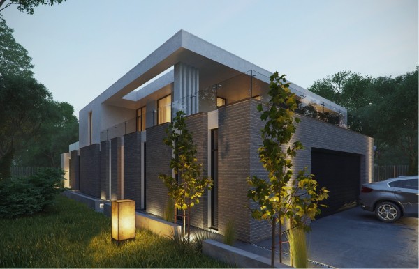 Desain Rumah Modern Eksterior Minimalis