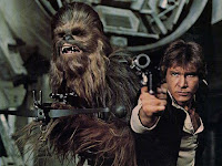 Han Solo and Chewbacca