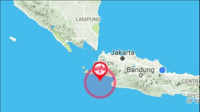 Gempa di Banten Dan Jakarta Terjadi 47 Kali Dalam 4 Hari Terakhir