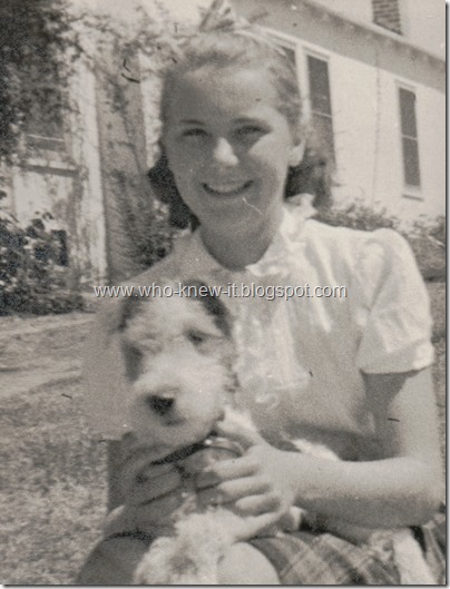 Geraldine w dog