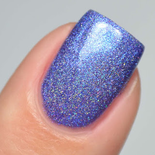 purple holographic nail polish