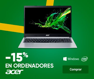 Top 5 ofertas -15% ordenadores Acer de Fnac.es
