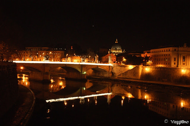 Castel Sant Angelo e Roma di sera