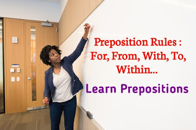 preposition lesson