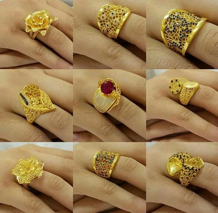 New Ring Designs - Gold Ring Designs for Boys and Girls.  Ring Designs - Gold ring designs for girls - NeotericIT.com