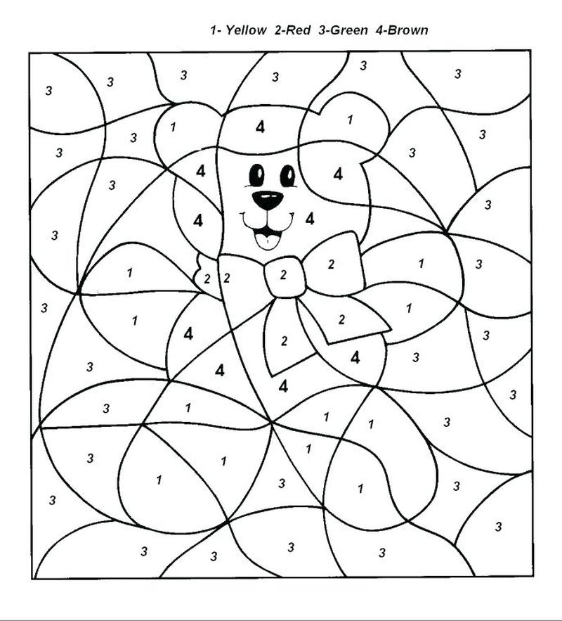 Download Advanced Color By Number Coloring Pages