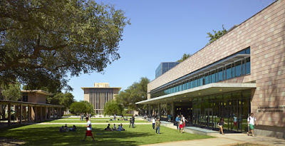 Campus ground of Harvey Mudd College