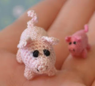 PATRON GRATIS MINI CERDO AMIGURUMI 1251