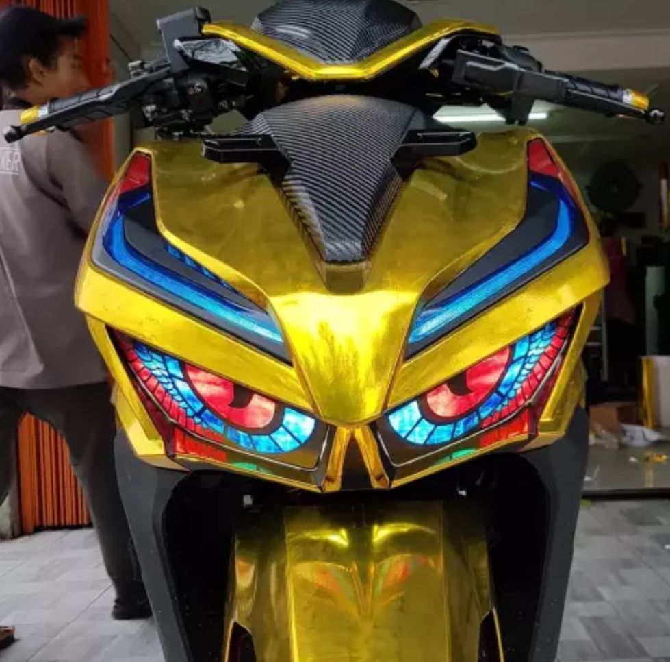 Vario Modif Mata Elang Ala Borneosticker Gagah Dan Sangar Otolebcom