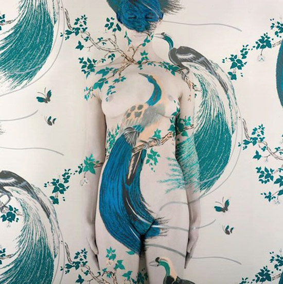 woman body painting  by Emma Hack