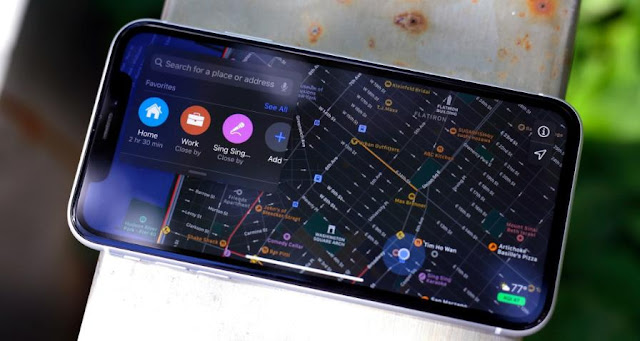 Apple Maps on the iPhone US