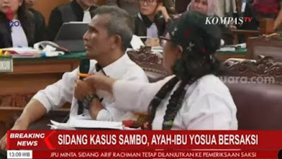 Kubu Ferdy Sambo Malah Emosi usai Tanya-tanya Urusan Rumah Tangga, Ayah-Ibu Yosua Rebutan Mik di Sidang: Lucu!