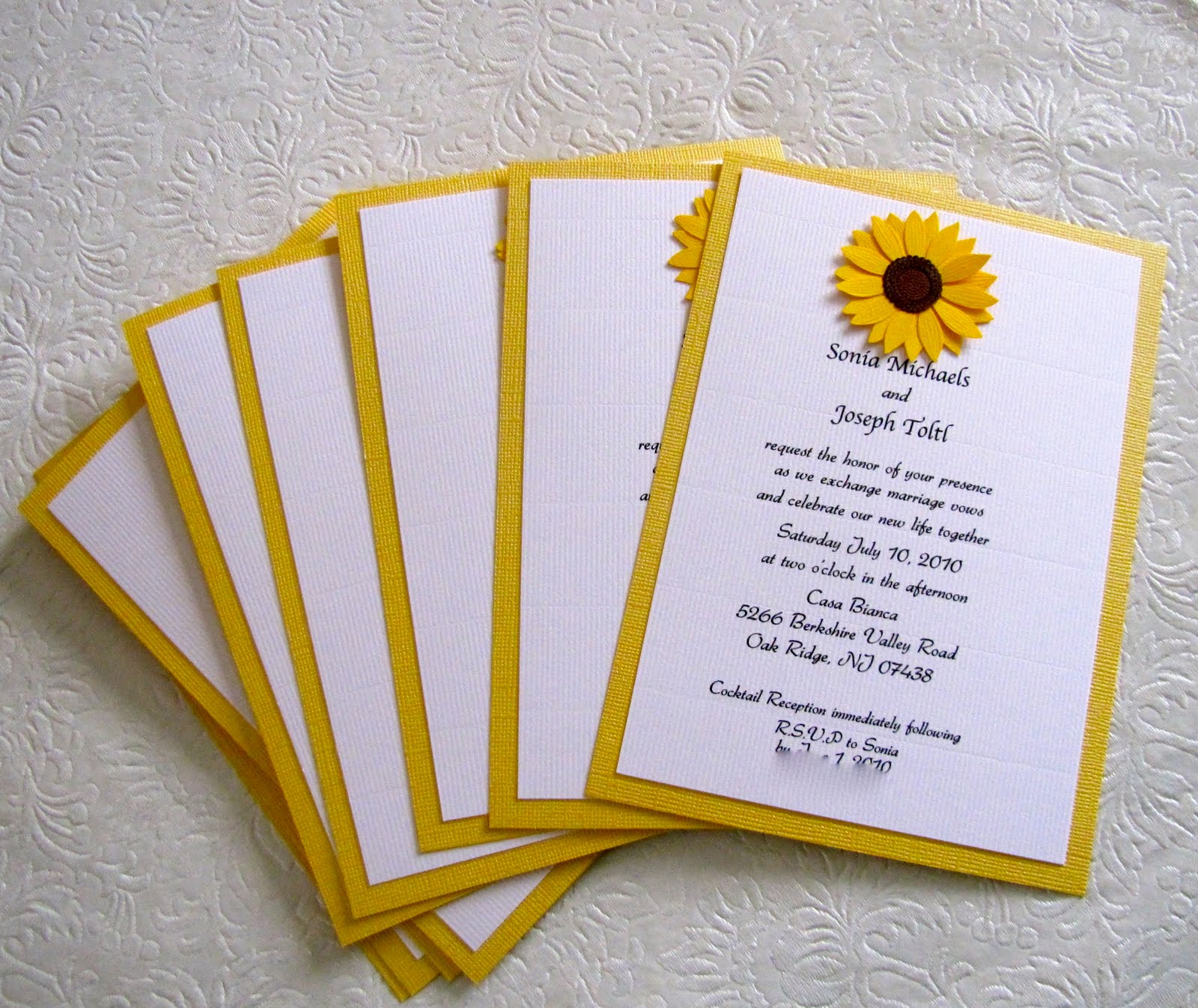 Sunflower Wedding