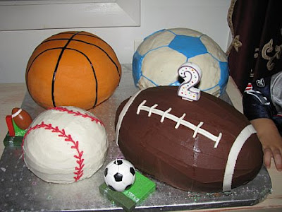 Basketball Birthday Cake on Basketball Is Marble Cake With Chocolate Filling  Baseball Is