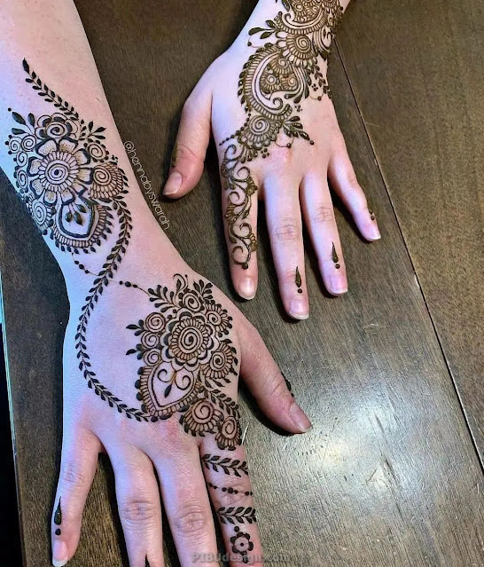 arabic mehndi design simple and easy