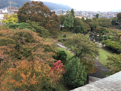 高島城 3階展望室から