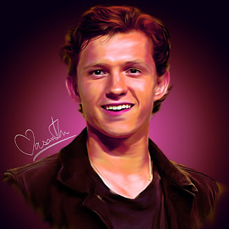 Download Tom Holland Smudge painting art work for free