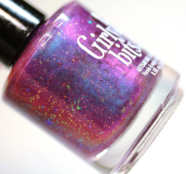 Girly Bits Law of Attraction Rainbow Hematite Nail Polish