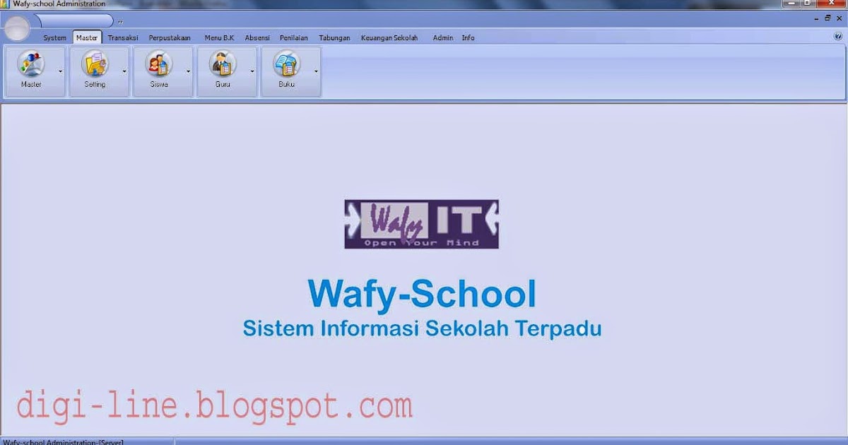 Wafy School 2014 (Software Sistem Informasi Sekolah Terpadu) Full 