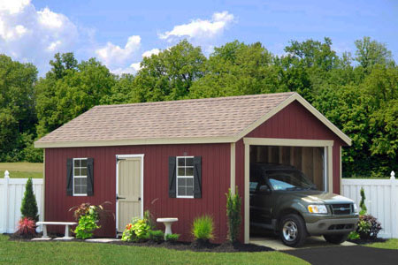 12x24 Classic Home Garage For Sale in PA