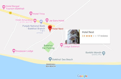 hotels near sea beach in Bakkhali