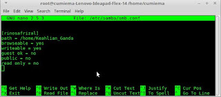Instalasi dan konfigurasi samba server pada Linux