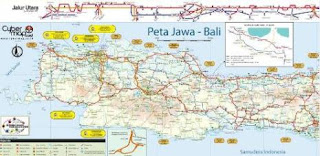 peta jalur mudik 2010