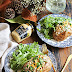 Cheesy Ground Beef Stuffed Baked Potatoes