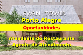 Rede de Hotéis abre vagas para Atendente de Restaurante e Agente de Atendimento em porto Alegre