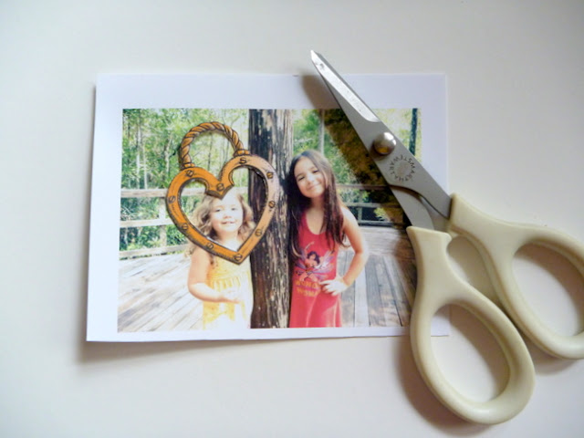 How to Create Heart-Shaped Photo Charms by Dana Tatar