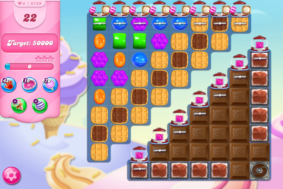 Candy Crush Saga level 5729