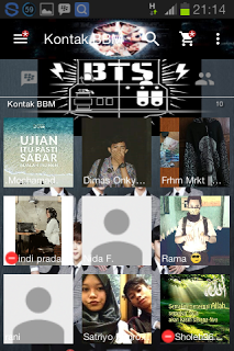 BBM MOD BTS (Bangtan Boys) Apk v.2.13.0.26 Terbaru Gratis